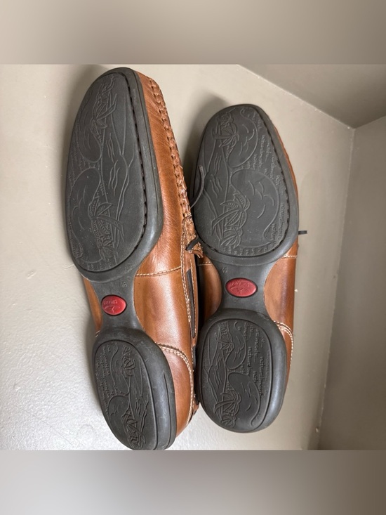 Men\'s Pikolinos Brown Woven Leather Driving Loafers Boat Shoe Style Lace EUC main image 8